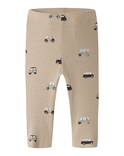 Name it - NBMOttoman Long John Leggings - Sesame